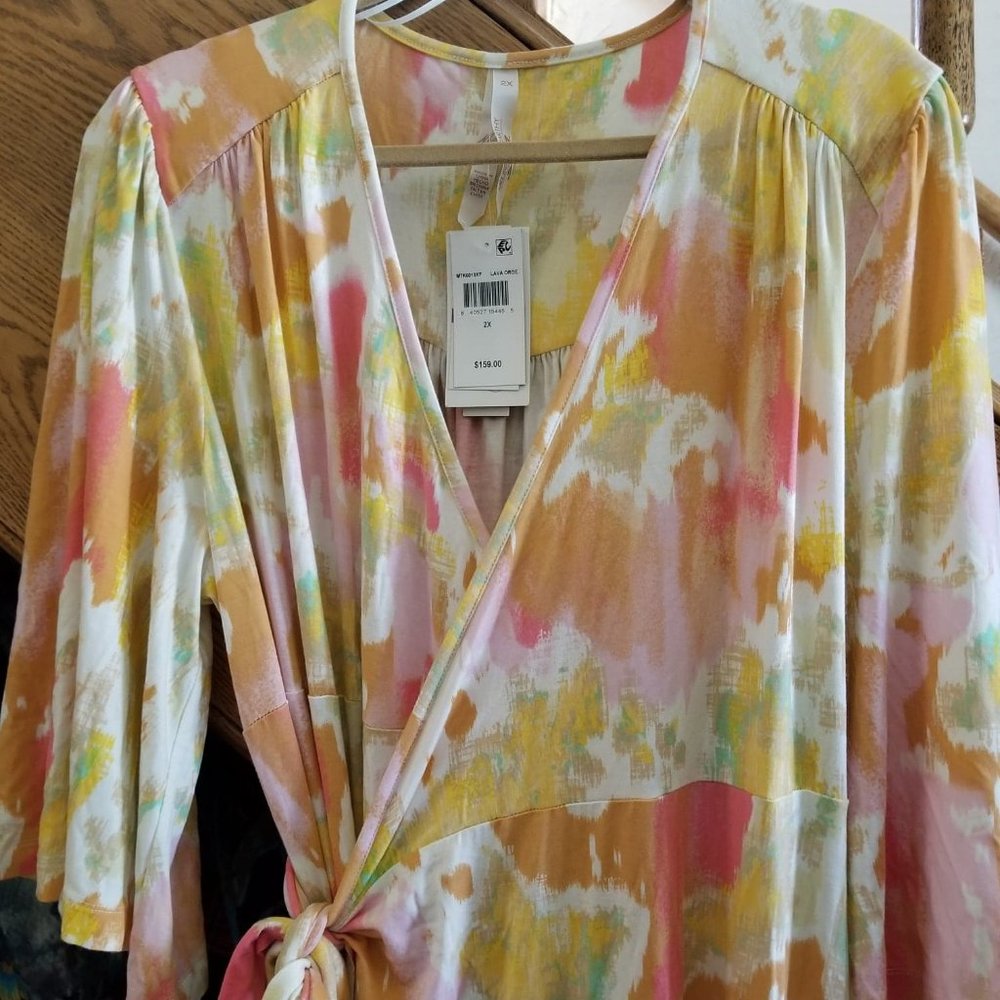Melissa McCarthy Seven7 Wrap Dress NWT Size 2X